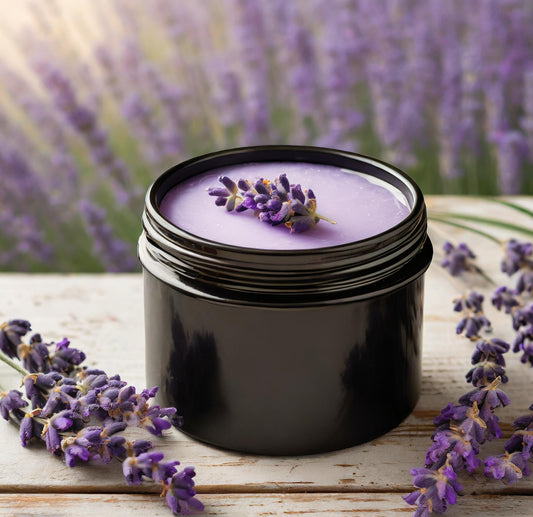 Blissful Lavender Escape: 8 oz. Soy Wax Candle - Your Ticket to Tranquility Guaranteed!